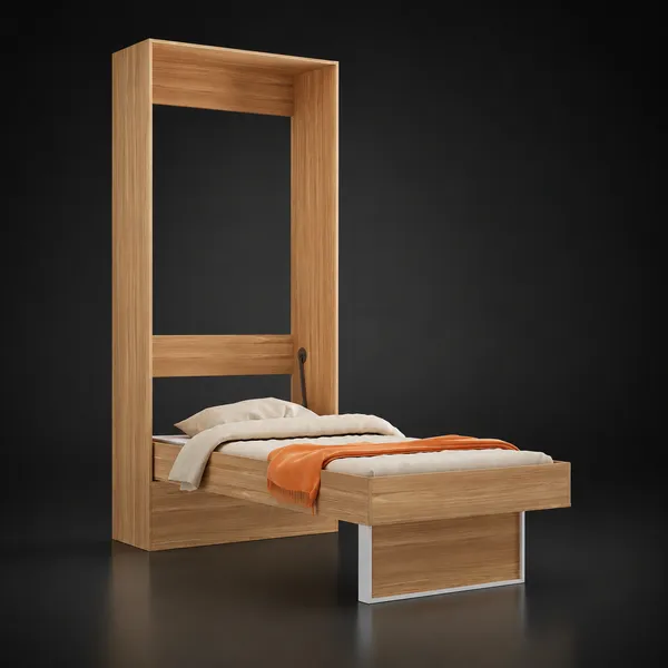 Cama retrátil WallBed Basic tamanho solteiro
